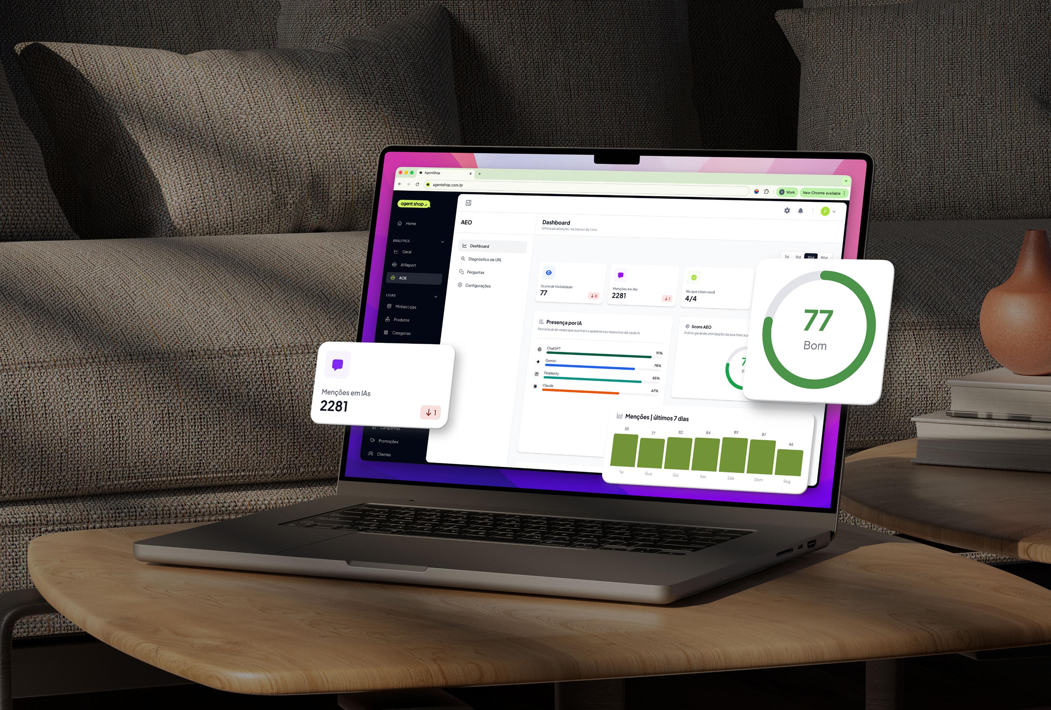 Agent AEO Dashboard
